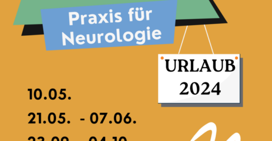 Urlaub Neurologie 2024