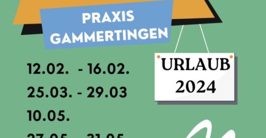 Urlaub Praxis Gammertingen 2024